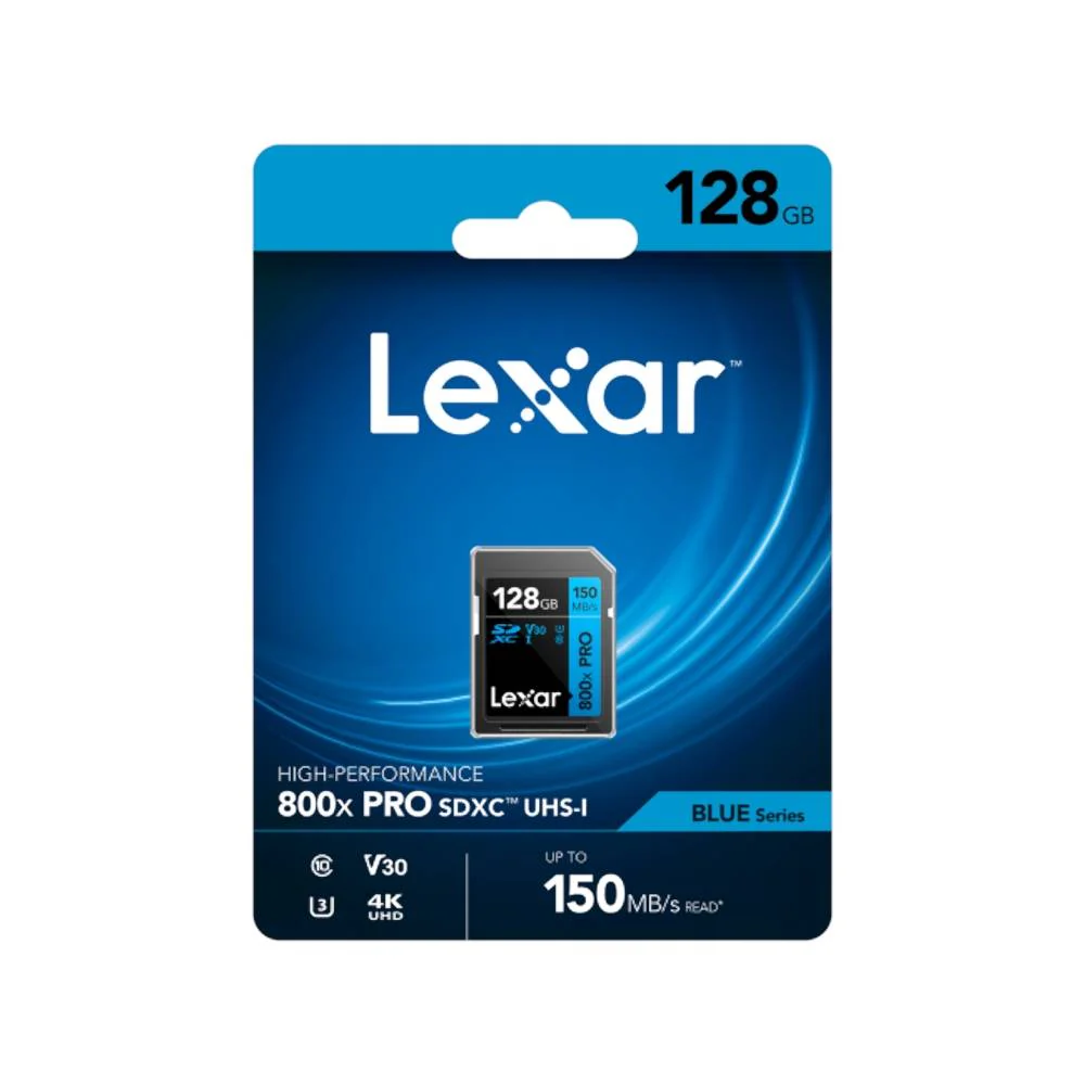 Lexar 128gb 800X PRO SDXC UHS-I SD Memory Card - Image 6
