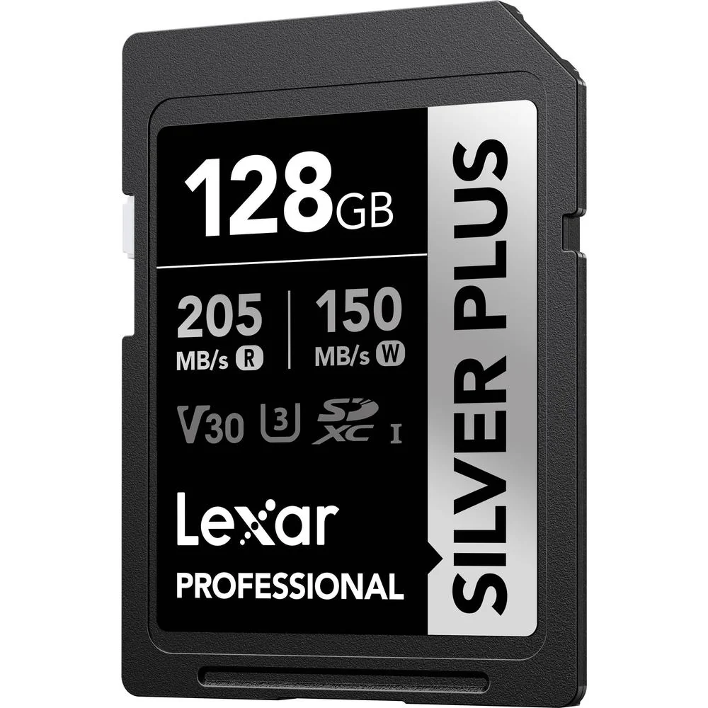 Lexar 128GB Silver Plus UHS-I SD Card - Image 3