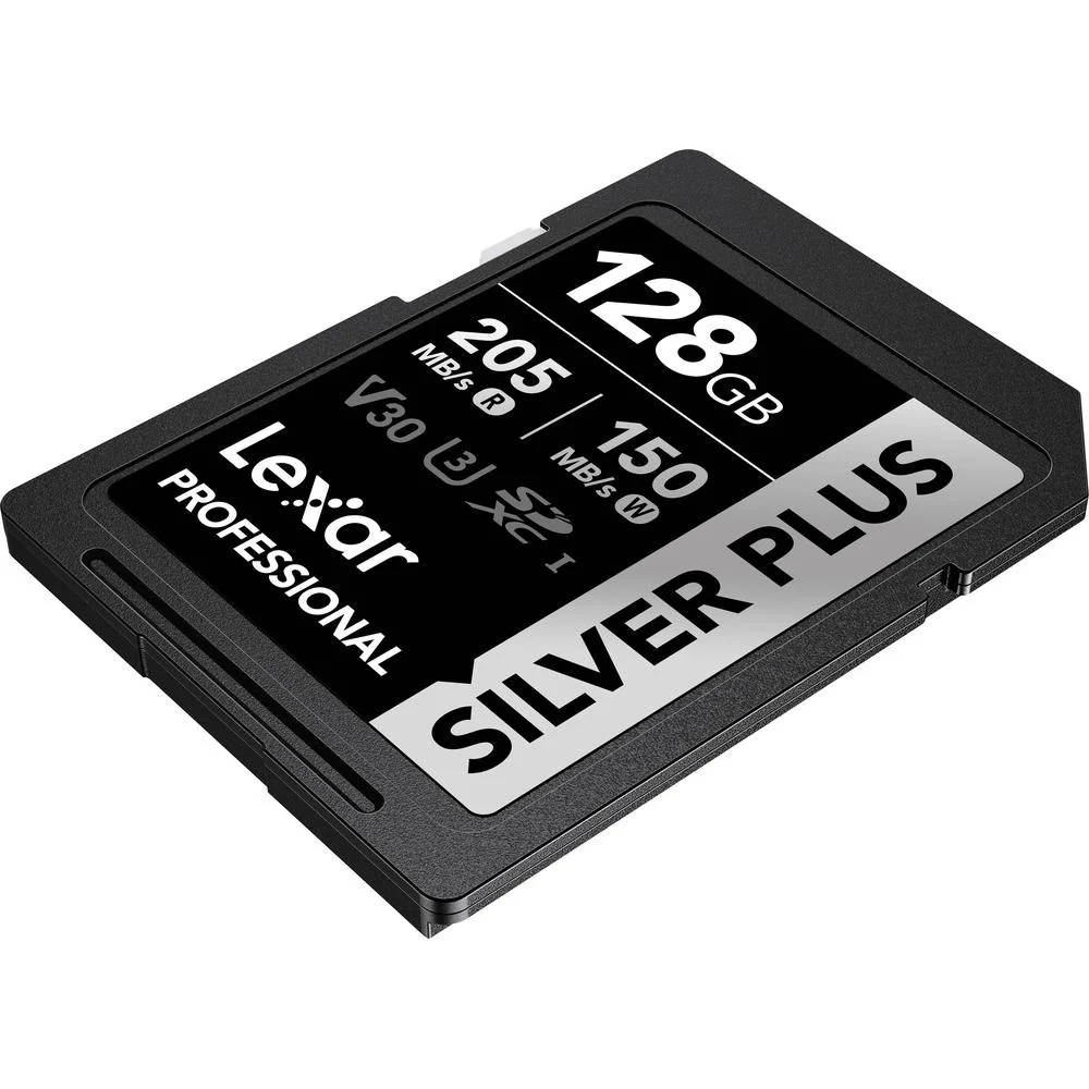 Lexar 128GB Silver Plus UHS-I SD Card - Image 4
