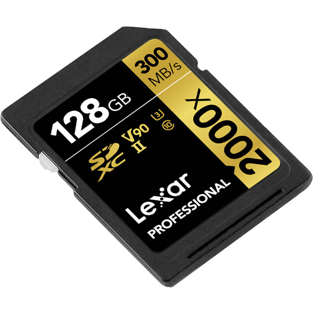 Lexar Professional 2000x 128GB SDXC UHS-II Memory Card - Image 3